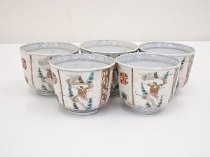 明治期　伊万里焼　錦向付5客